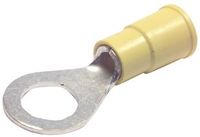 MULTICOMP CRS-TV-1031 Ring Tongue Terminal, M8, 5/16", 10 AWG, CRS Series, Yellow