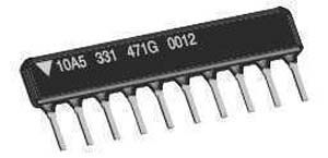 VISHAY CSC10A01100KGPA Fixed Network Resistor, 100 kohm, Bussed, 10 Resistors, SIP, PC Pin, ± 2%