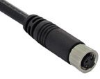 TE CONNECTIVITY 1838282-3 Sensor Cable, AMP, M8 Receptacle, Free End, 3 Positions, 5 m, 16.4 ft