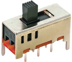 ALCOSWITCH - TE CONNECTIVITY 1825255-1 Slide Switch, SPDT, On-None-On, MHS Series, 300 mA, 125 V