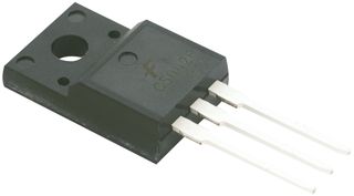 ITT CANNON 044-8597-002 Power MOSFET, N Channel, 600 V, 22 A, 0.165 ohm, TO-220F, Through Hole