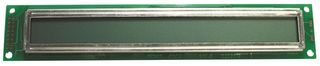 LUMEX LCM-S04002DSF Alphanumeric LCD, InfoVue, 40 x 2, Black on Yellow / Green, 5V, Parallel, English, Japanese