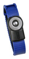 SCS 2240 Anti Static Wrist Strap, Adjustable, 2.6 " Circumference, Blue, Snap