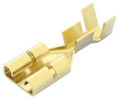 AMP - TE CONNECTIVITY 63306-1 Quick Disconnect Terminal, FASTON 250 Series, Female Quick Disconnect, 6.35mm x 0.81mm