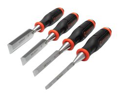 CRESCENT CWCHS4 WOOD CHISEL SET,4PC,14,12,34,1 CRESCENT ROHS COMPLIANT: NA