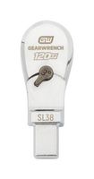 GEARWRENCH 89614 Adaptor, Ratchet Head, 1/4" Drive, 9 mm x 12 mm, 120XP, 3 ° Swinging Arc, 2.59" OAL