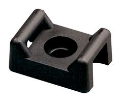 PANDUIT TM3S25-C0 Cable Tie Mount, Low Profile, Screw, 6.6 mm, Black, Nylon 6.6 (Polyamide 6.6), 9.5 mm, 15.8 mm