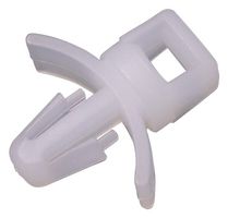 TR FASTENINGS TRFTH-3-01 Cable Tie Mount, Push Barb, 4.75 mm, Natural, Nylon 6.6 (Polyamide 6.6), 15.9 mm, 5.3 mm