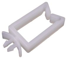 TR FASTENINGS TRWS-A-3-01 Fastener, Wire Saddle, Push Mount Cable Clamp, Nylon 6.6 (Polyamide 6.6), Natural, 15.5 mm