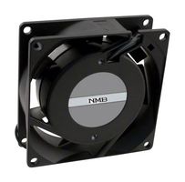 NMB TECHNOLOGIES 08025MB-B3L-AA-00 AC Axial Fan, 230V, Square, 80 mm, 25.3 mm, Ball Bearing, 24.3 CFM