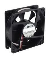 NMB TECHNOLOGIES 11938KA-24K-EA-00 DC Axial Fan, 24 V, Square, 119 mm, 38 mm, Ball Bearing, 97 CFM