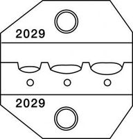 GREENLEE PA2029 Crimp Tool Die, Wire Barrel Terminals, Crimp ALL 8000 & 1300 Series Crimp Tool Frames