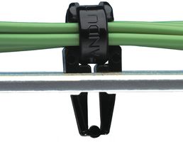PANDUIT PM2H25-M Cable Tie Mount, Push Barb, 6.4 mm, Natural, Nylon 6.6 (Polyamide 6.6), 7.62 mm, 9.6 mm