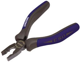 DURATOOL D00660 Pinzas Ajustables, Protección contra ESD, 2 Mangos contra Deslizamiento, Abertura de Quijada 1.5mm