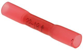 3M MVU18BCK (BULK) Butt Splice, Red, Scotchlok Series, 22 AWG, 18 AWG, Vinyl