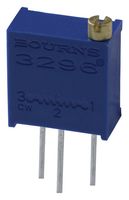 BOURNS 3296Y-1-500LF. Trimmer, Multi Turn, Cermet, Top Adjust, 50 ohm, Through Hole, 25 Turns
