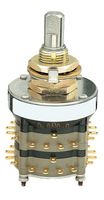 GRAYHILL 53M15-02-1-24N-C Rotary Switch, 24 Position, 1 Pole, 15 °, 150 mA, 115 V, 51 Series