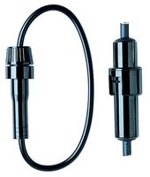 EATON ELECTRONICS BK/HRJ Fuseholder, In-Line, 32V, 20A, SFE and 1/4" Fuses, Wire Leaded, Fingergrip Cap