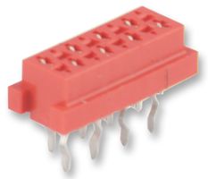 TE CONNECTIVITY - AMP 8-215079-8 PCB Receptacle, Board-to-Board, 1.27 mm, 2 Rows, 18 Contacts, Through Hole Mount, Micro-MaTch