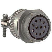 AMPHENOL INDUSTRIAL PT01A18-11S-SR Circular Connector, PT Series, MIL-DTL-26482 Series I, Cable Mount Receptacle, 11 Contacts