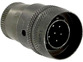 AMPHENOL INDUSTRIAL PT06E-10-98P Circular Connector, PT Series, MIL-DTL-26482 Series I, Straight Plug, 6 Contacts, Solder Pin