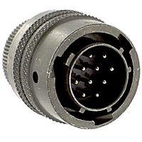AMPHENOL INDUSTRIAL PT06E-12-10P Circular Connector, PT Series, MIL-DTL-26482 Series I, Straight Plug, 10 Contacts, Solder Pin