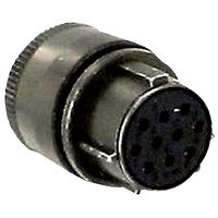 AMPHENOL INDUSTRIAL PT06E-12-10S Circular Connector, PT Series, MIL-DTL-26482 Series I, Straight Plug, 10 Contacts, Solder Socket