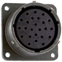 AMPHENOL INDUSTRIAL PT02A-20-24S Circular Connector, PT Series, MIL-DTL-26482 Series I, Box Mount Receptacle, 24 Contacts
