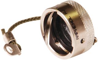 AMPHENOL PCD RJ11FC2N Dust Cap / Cover, Dust Cap, RJ11 Field Square Flange Receptacles, Metal Body