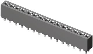 SAMTEC FHP-04-01-T-S PCB Receptacle, Power Terminal, Board-to-Board, 3.96 mm, 1 Rows, 4 Contacts, Through Hole Mount