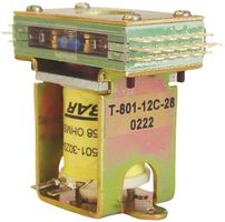 Power Relay, 12PDT, 28 VDC, 800 Series, Panel Mount