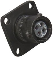 SOURIAU-SUNBANK / EATON UTS010E6P Circular Connector, Sealed Circular Connector, Souriau Trim Trio UTS Series, Wall Mount Receptacle