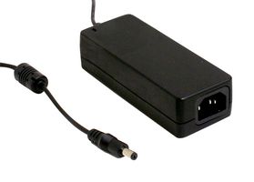 MEAN WELL GST40A12-P1J AC/DC Power Supply, ITE, 1 Output, 40 W, 12 V, 3.34 A