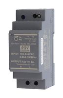MEAN WELL HDR-30-12 AC/DC DIN Rail Power Supply (PSU), ITE, 1 Output, 24 W, 12 V, 2 A