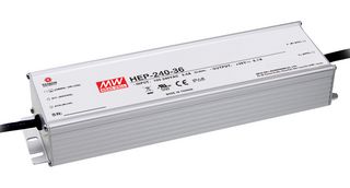 MEAN WELL HEP-240-36A AC/DC Enclosed Power Supply (PSU), ITE, 1 Outputs, 241.2 W, 36 V, 6.7 A