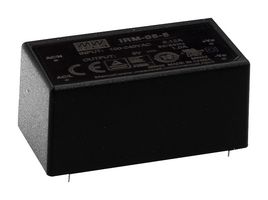 MEAN WELL IRM-05-5 AC/DC PCB Mount Power Supply (PSU), ITE, 1 Output, 5 W, 5 V, 1 A