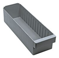 QUANTUM STORAGE QED602GY Storage, Drawer, Polystyrene, Grey, 4.625 " x 5.56 " x 17.625 "