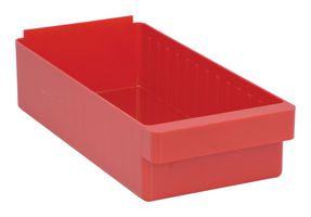 QUANTUM STORAGE QED606RD Storage, Drawer, Polystyrene, Red, 4.625 " x 8.375 " x 17.625 "