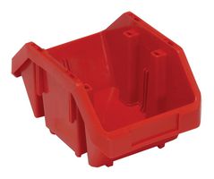 QUANTUM STORAGE QP965RD Storage Bin, Red, 5 " x 9.5 " x 6.625 "