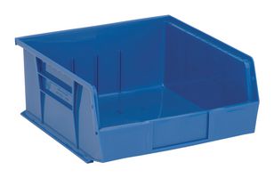 QUANTUM STORAGE QUS235BL Storage Bin, Blue, 5 " X 11 " X 10.875 "