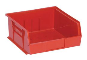 QUANTUM STORAGE QUS235RD Storage Bin, Red, 5 " X 11 " X 10.875 "
