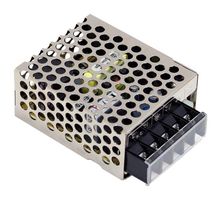MEAN WELL RS-15-12 AC/DC Enclosed Power Supply (PSU), ITE, 1 Outputs, 15.6 W, 12 V, 1.3 A