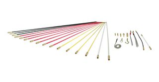 KLEIN TOOLS SRS56981 MEGA FISH ROD KIT, 52.5FT, 34-PIECE