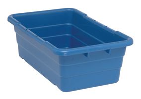 QUANTUM STORAGE TUB2516-8BL Storage Bin, Blue, 8.5 " X 16 " X 25.125 "