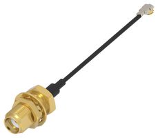 TE CONNECTIVITY 2492541-3 RF / Coaxial Cable Assembly, 12GHz Frequency, 11.8 ", 300 mm, 1.37mm Low Loss Coax