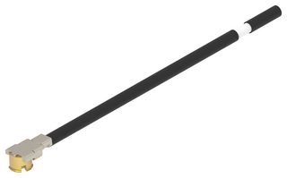 TE CONNECTIVITY 2502032-1 RF / Coaxial Cable Assembly, 12GHz Frequency, 3.9 ", 100 mm, 1.37mm Low Loss Coax