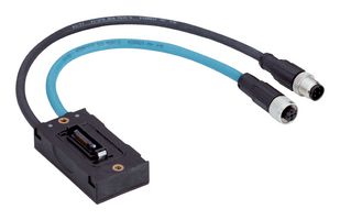 SICK NANSX-AAAAAEZZ1 System Plug & Extension Module, nanoScan3 Series Safety Laser Scanners, Cable w/4 Pin M12 Connectors