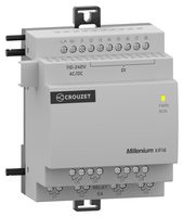 CROUZET MXR16U3 Digital Expansion Module, 8 Input, 8 Output Relay, 110-240VAC, 50 to 60Hz, Millenium MXR Series