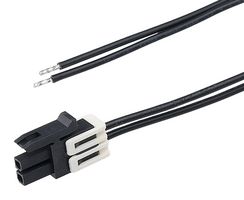 MOLEX 228364-1022 Conjunto de Cable, Micro-Fit+ Hembra a Extremo Libre, 2 Posiciones, 3 mm, 2 Hileras, 150 mm