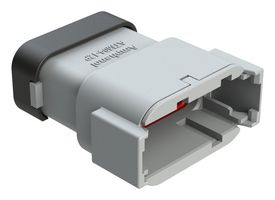 AMPHENOL SINE/TUCHEL ATM04-12PA-SF2GY Automotive Connector Housing, ATM Series, Receptacle, 12 Positions
